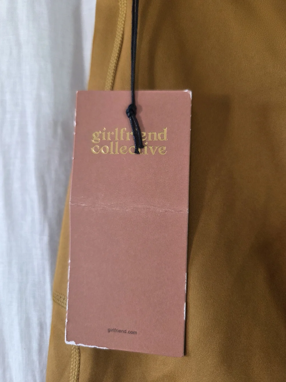 Girlfriend Collective | High-Rise Mustard Leggings